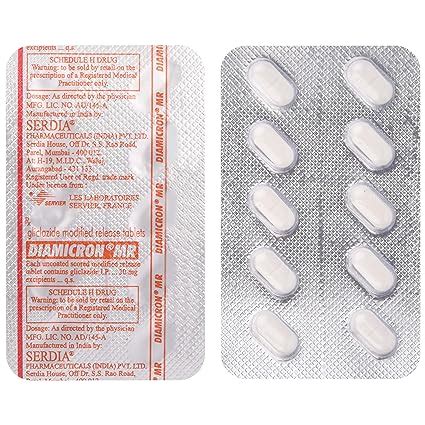 Diamicron MR Strip Of 10 Tablets Amazon In Health Personal Care