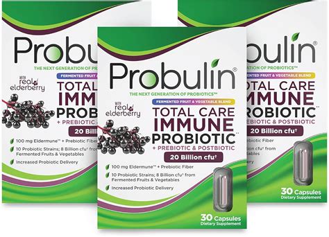 Probulin Total Care Immune Prebióticos Probióticos Postbióticos