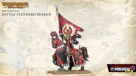 Warhammer The Old World Bretonnian Battle Standard Bearer Bell Of