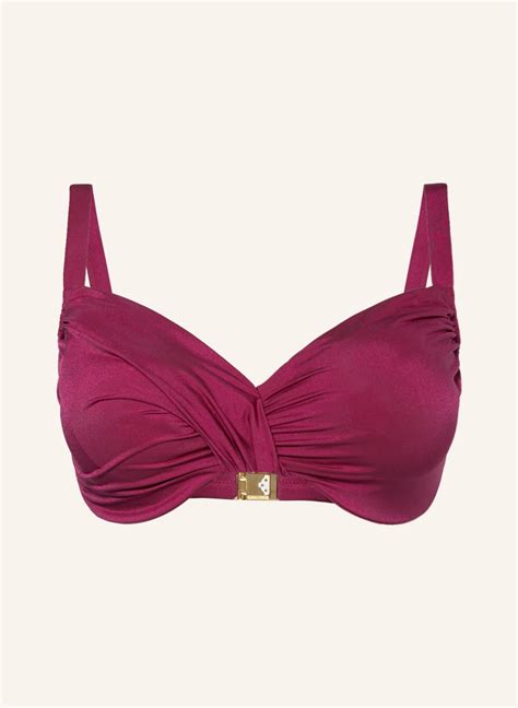 Maryan Mehlhorn B Gel Bikini Top Impact In Fuchsia