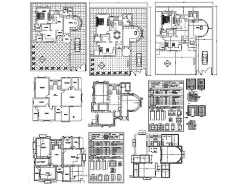 2d Layout Plan Of Multi Story Apartment Building Autocad File Autocad