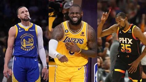 Lebron James Kevin Durant Et Stephen Curry Continuent D Crire L Histoire