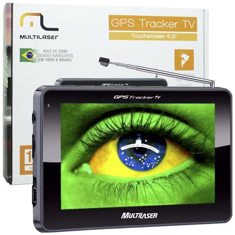 Gps Automotivo 4 3 Polegadas Navegador Tv Digital Multilaser Tracker