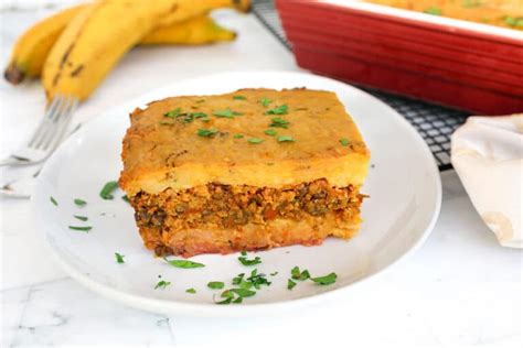 Sweet Plantain Pastelón (Puerto Rican Plantain Casserole) - Center for Nutrition Studies