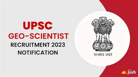 Upsc Geo Scientist Recruitment 2023 Notification Out