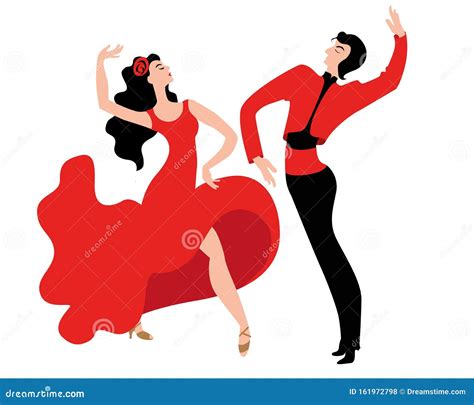 Spanish Dance Paso Doble Vector Illustration | CartoonDealer.com #69595520