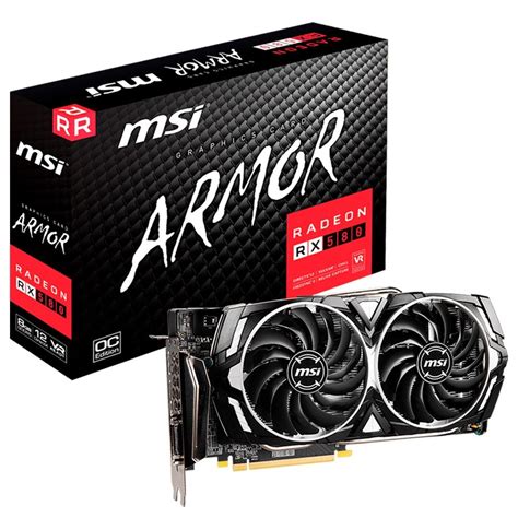 Placa De V Deo Msi Amd Radeon Rx Armor X Gb Gddr Rx Armor