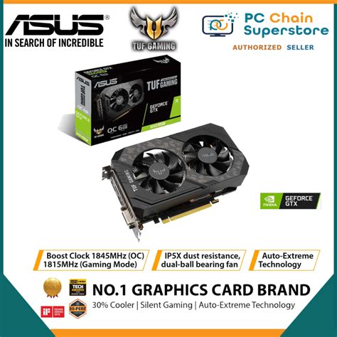 Asus Tuf Gaming Gtx 1660 Super Oc Edition 6gb Gddr6 Graphics Card Tuf Gtx1660s O6g Gaming