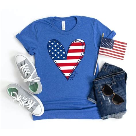 American Flag Shirt Women 4th Of July Shirt Usa Shirt July 4th