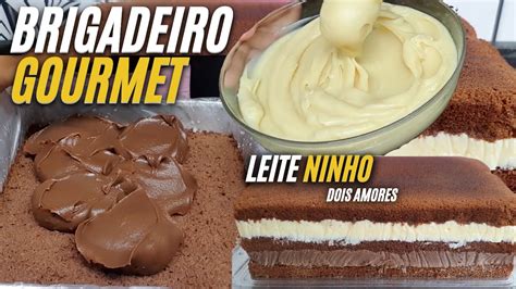 Bolo Amores De Leite Ninho Trufado Brigadeiro Gourmet Cremoso