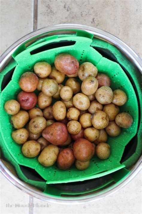 Instant Pot Garlic Parmesan Baby Potatoes The Moody Blonde