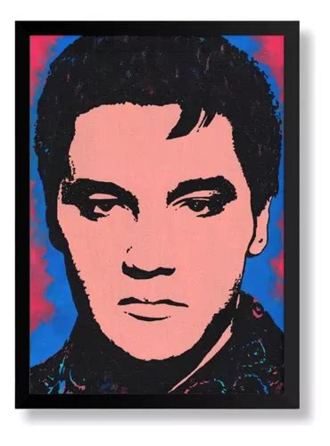 Quadro Decorativo Elvis Presley Arte Cartaz Moldura Parcelamento