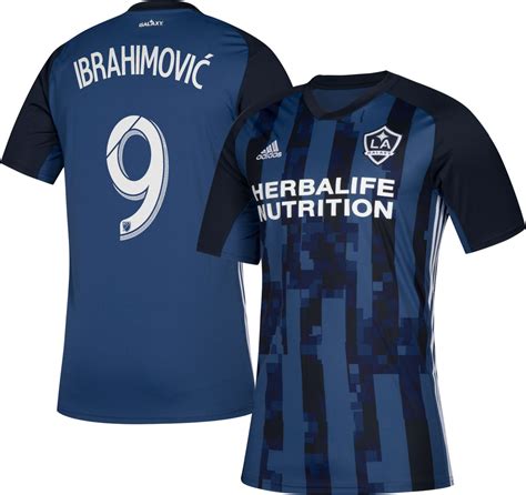 adidas Men's Los Angeles Galaxy Zlatan Ibrahimovic #9 Secondary Replica Jersey - Walmart.com ...