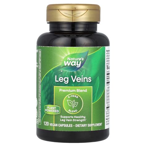 Nature S Way Leg Veins Premium Blend 120 Vegan Capsules