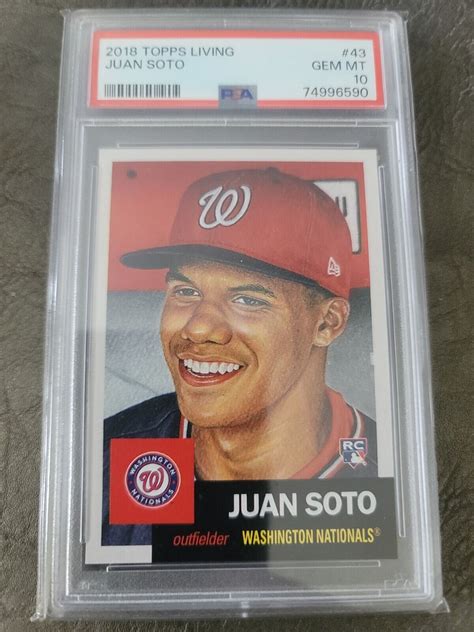 2018 Topps Living Juan Soto PSA 10 Gem Mint EBay