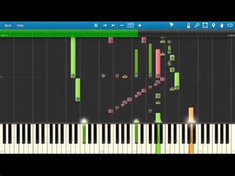 Pussycat Dolls Stick Wit U Piano Tutorial Synthesia Cover Youtube