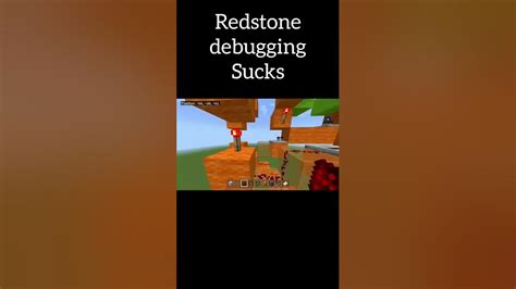 Redstone Debugging Sucks Youtube