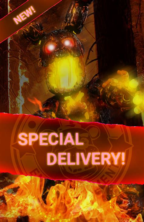 Au Special Delivery On Twitter Special Delivery Flaming Springtrap