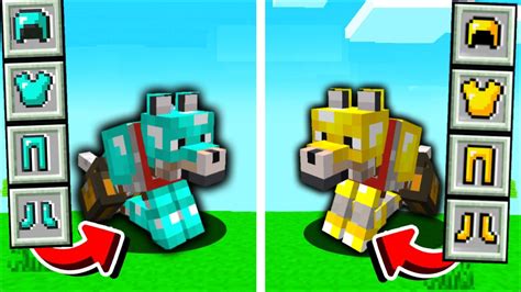 How To Craft Wolf Armour Mod In Minecraft Pets Mod