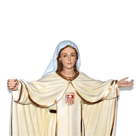 Virgen De La Merced Brazos Abiertos The Merced Arms Open 85cmx34inch