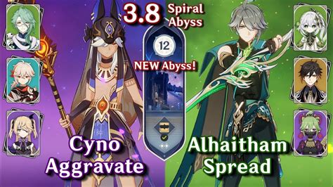 New Spiral Abyss C Cyno Aggravate C Alhaitham Spread Floor