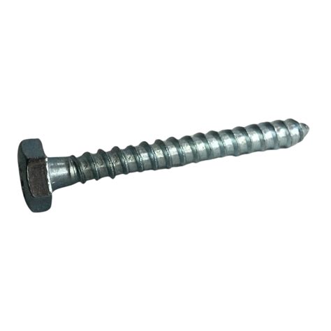 Tornillo Tirafondo Hexagonal Zincado Acero Grado X Hopsa