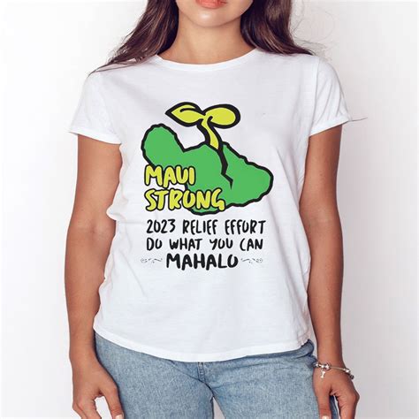 Maui Strong Fundraiser Lahaina Banyan Tree T Shirt