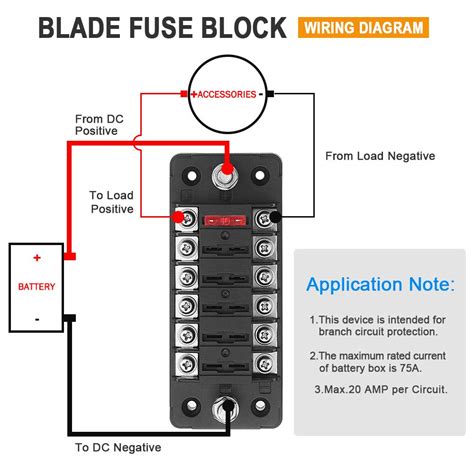 Electop Circuit Fuse Block With Negative Bus Waterproof India Ubuy