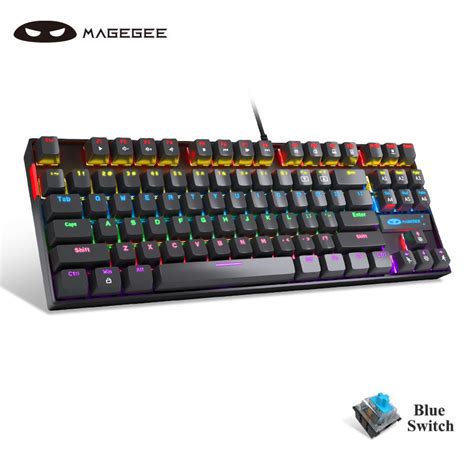 Magegee Mk Star Mechanical Keyboard Blue Red Switch Keys Led