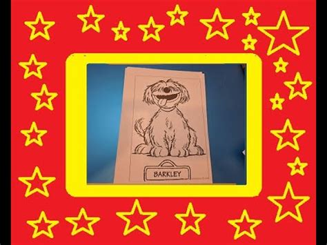 Sesame Street Barkley Coloring Pages Youtube