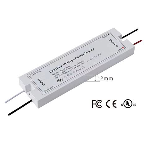 12v 24v 24 150w Ultra Thin Led Driver 12mm Waterproof Power Supplies For Bathroom Mirror Lights