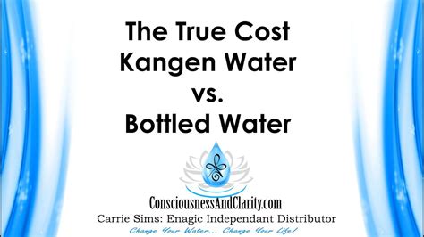 The True Cost Of A Machine Kangen Water Vs Bottled Water Cost