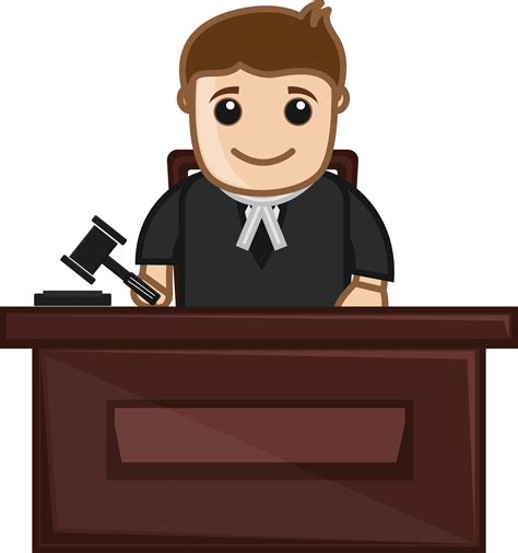 Judge Vector Character Cartoon Illustrationmygd2jddl Bellevue