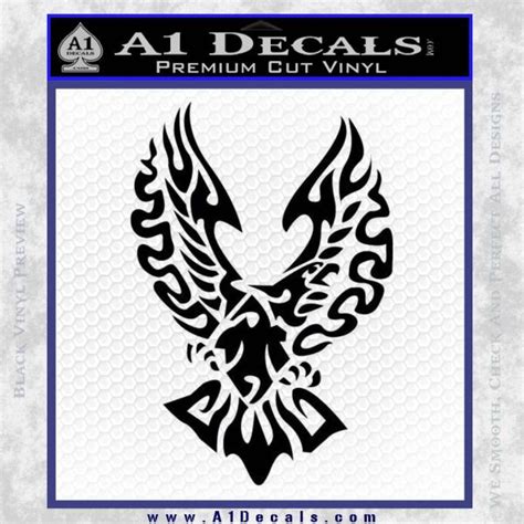 Tribal Eagle Flying Decal Sticker » A1 Decals