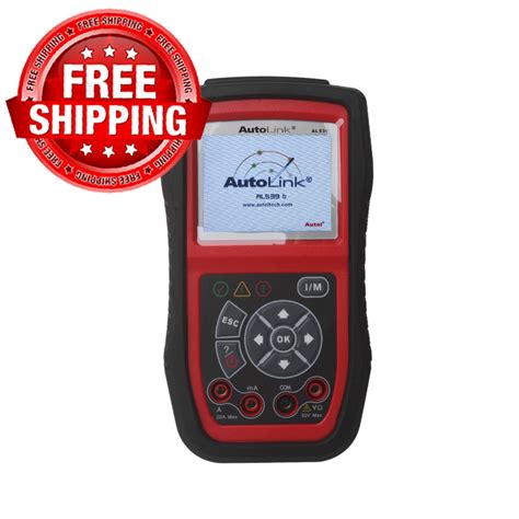 Original Autel Autolink Al B Obdii Code Reader Battery Test Tool