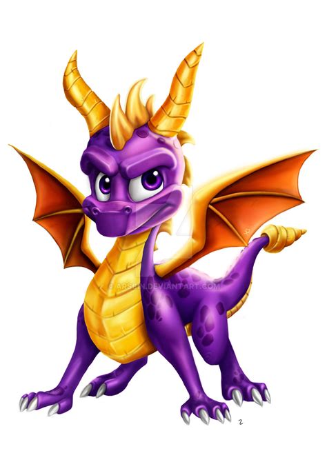 Spyro by Arsbin on DeviantArt