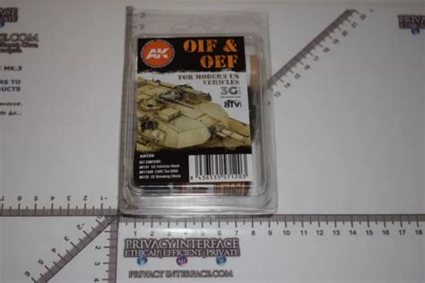 Ak Interactive Weathering Set Oif Oef Privacy Interface