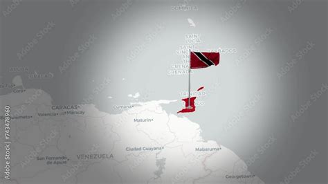 Trinidad And Tobago Mapaerial Views Of Trinidad And Tobago Maps Flag