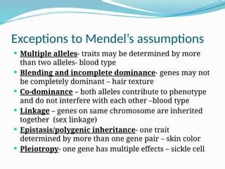 Neo Mendelian Genetics About Autosomal And Sex Linked Disorders Ppt