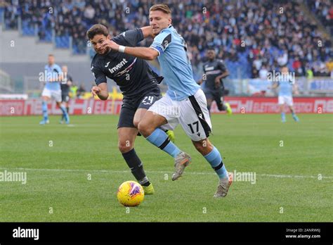 Ciro Immobile Lazio Bartosz Bereszynski Samp Fotos Und Bildmaterial