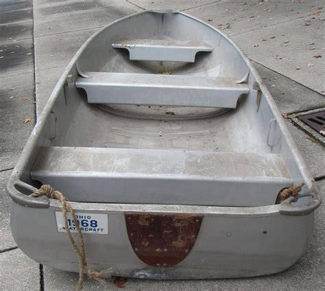 Sold Price 1960s Alumacraft 12 Foot Aluminum Boat Ec All