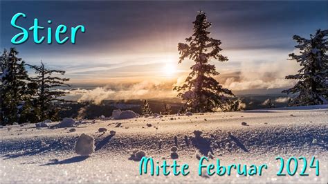 Stier Mitte Februar Gegenspieler Youtube