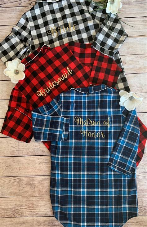 Bridesmaid Shirts Bridesmaid Flannel Shirt Bridesmaid Plaid Shirts