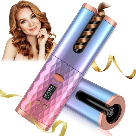 Amazon Rotating Curling Iron Inch Cordless Automatic Curling