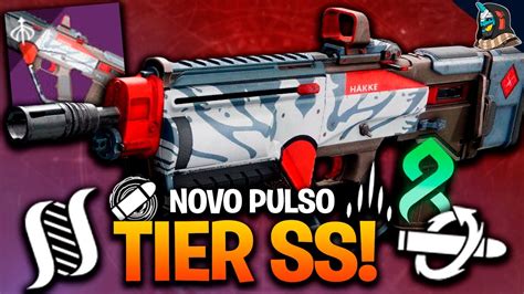 O NOVO FUZIL DE PULSO CLASSE SS Destiny 2 Belisarius D YouTube