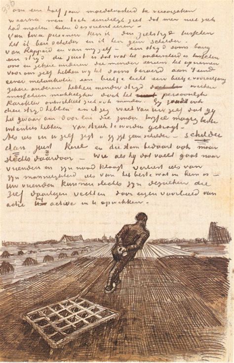 CARAVAGGISTA — paperimages: Vincent van Gogh letter to Theo,...