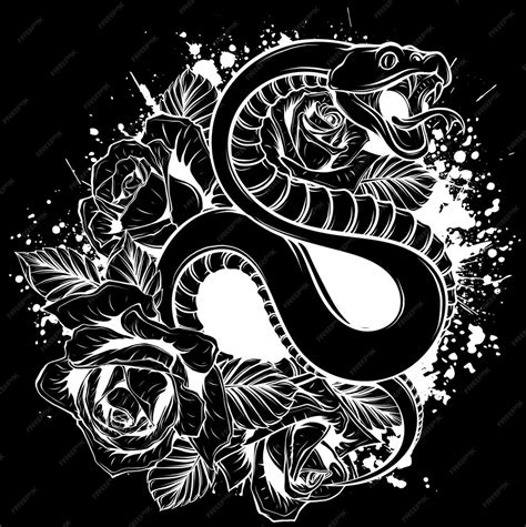 Premium Vector Snake Outline Icon Viper Animal Badge V