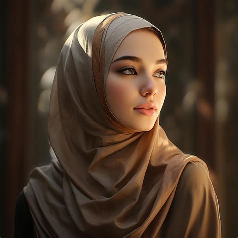 Premium Photo Background Image Of A Beautiful Hijab Girl