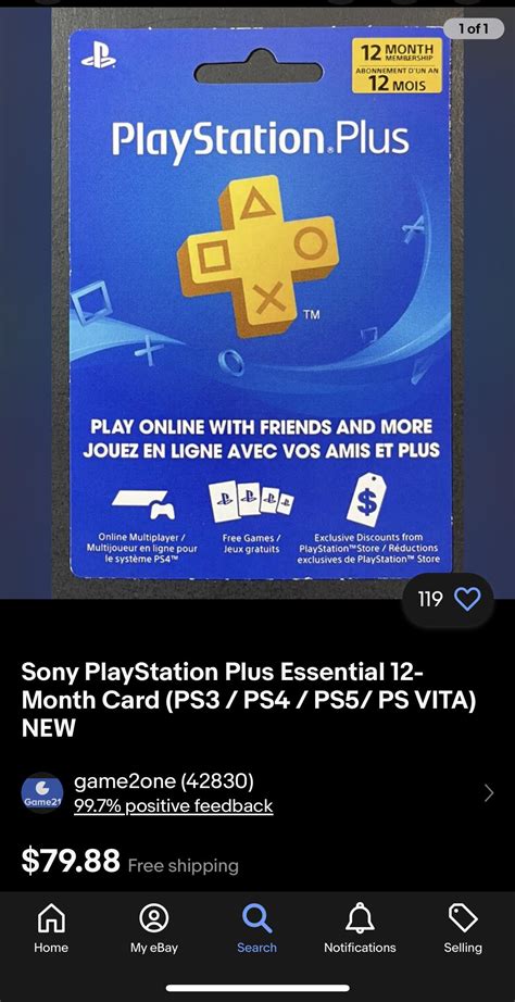 Why Are Physical PS Plus Cards Selling Over Retail On EBay R