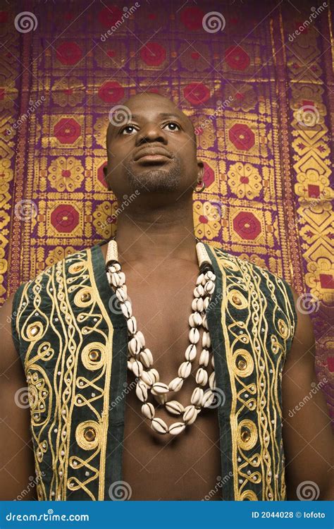 Man Wearing Traditional African Clothing. Stock Photography ...